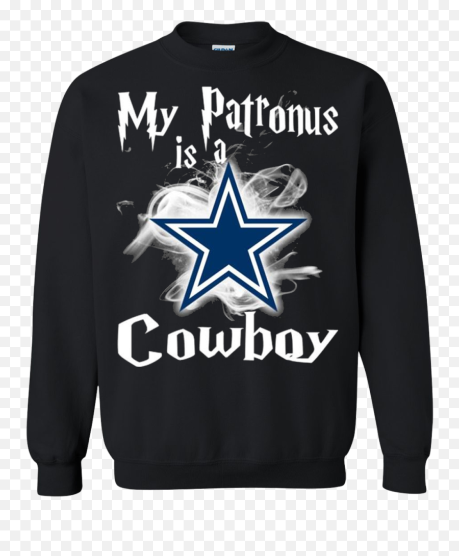 My Patronus Is A Dallas Cowboys Harry Potter Nfl Sweatshirt - Scrub Tech T Shirt Png,Dallas Cowboy Logo Images