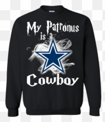 My Patronus Is A Dallas Cowboys Harry Potter Nfl Sweatshirt - Scrub Tech Shirt png