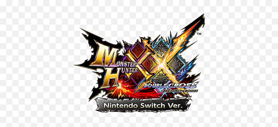 Monster Hunter Xx Double Cross - Standard Edition Switch Monster Hunter Double Cross Logo Png,Nintendo Switch Logo Transparent