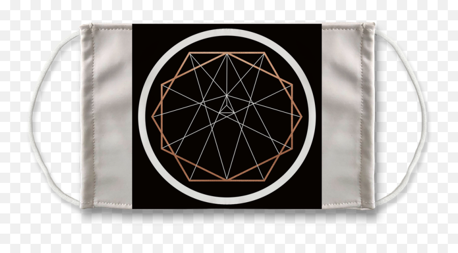 Sacred Geometry Series Sublimation Face Mask - Mask Png,Sacred Geo Icon Transparent