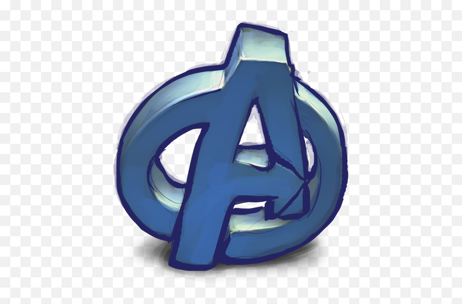 Comics Avengers Icon - Png Blue Avengers Logo,Avengers Symbol Png
