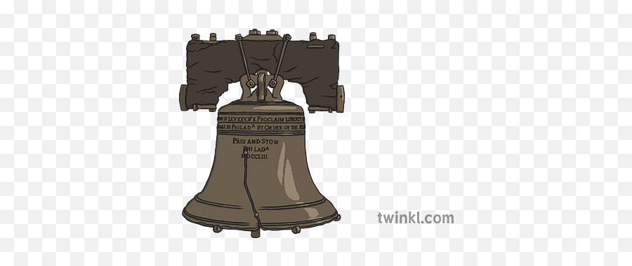 Campana De La Libertad 1 Illustration - Twinkl Bell Independence Png Liberty Bell,Liberty Bell Icon
