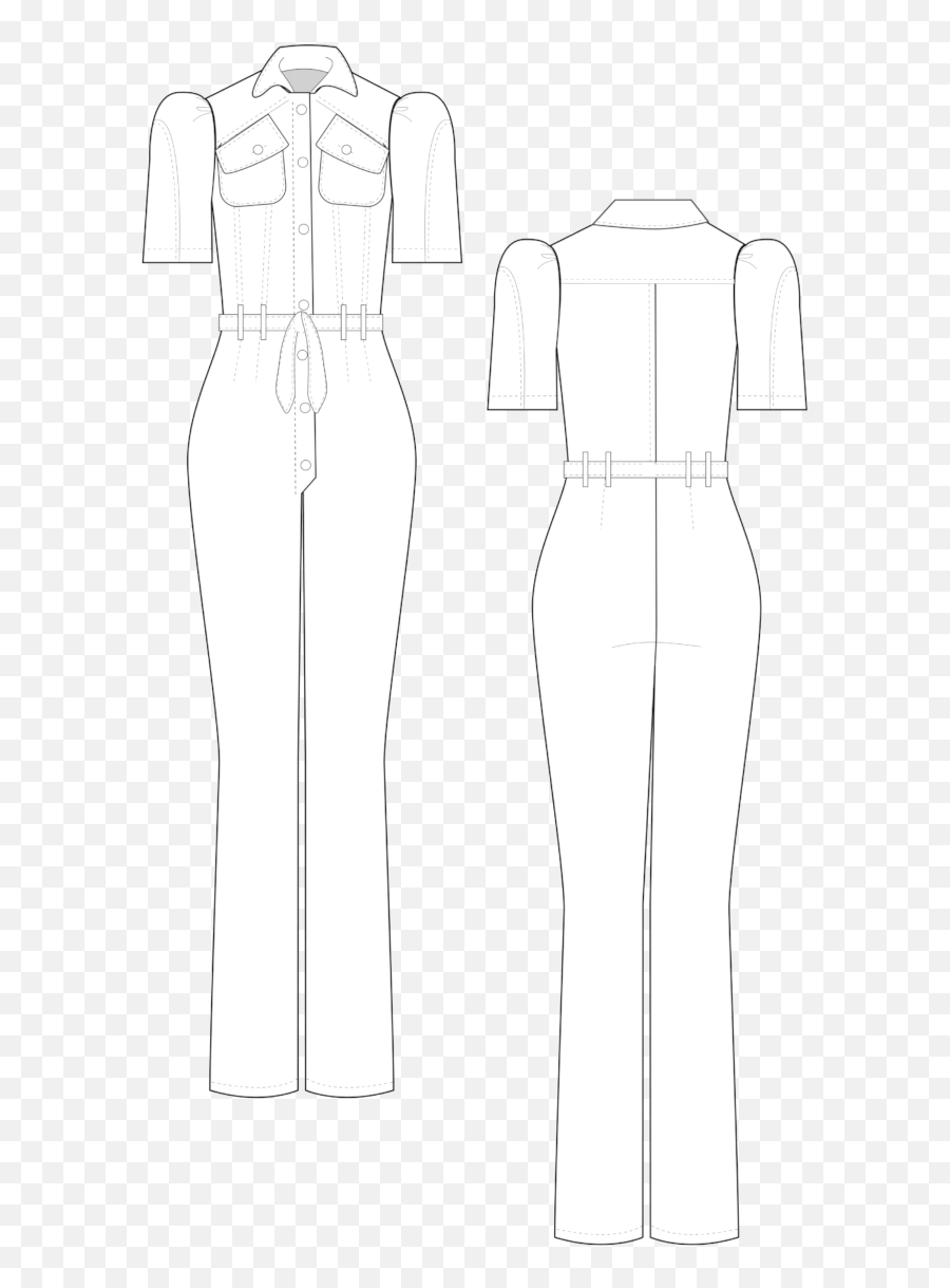 The Forrest Jumpsuit - Free Sewing Pattern Mood Sewciety Mood Forrest Jumpsuit Png,Feel The Piece Icon Jumpsuit