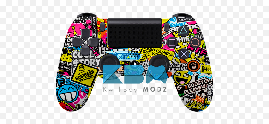 Custom Snes Ps4 Controller - Kwikboy Modz Dragon Ball Z Custom Ps4 Controller Png,Ps4 Controller Icon Png