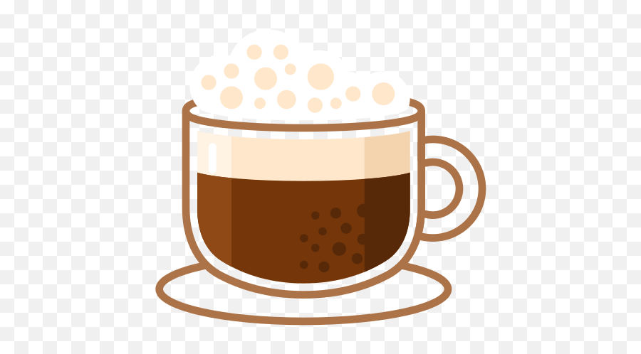 Latte Icon Coffee Cafe Hot Drink - Corretto Coffee Png,Cafe Icon