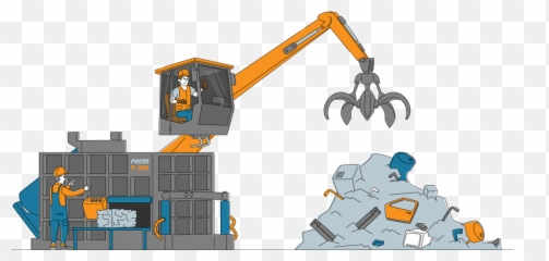 Reuse Icon - Download in Line Style Junkyard Vector png