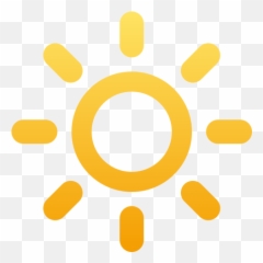 Sun Symbol Symbols Sticker - Joypixels Icon Style png