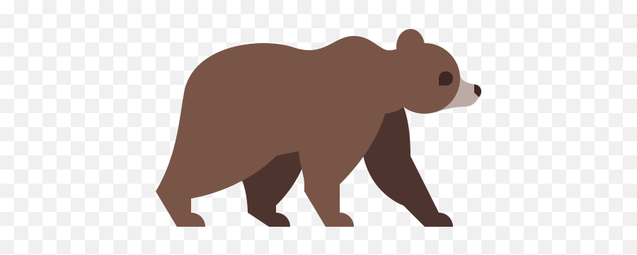 Bear Full Body Icon In Color Style - Animal Figure Png,Grizzly Icon