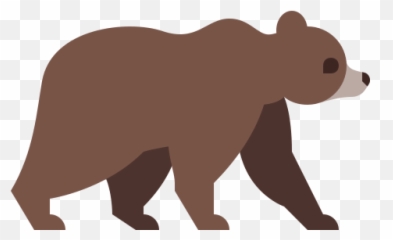 Bear Full Body Icon In Color Style - Animal Figure png