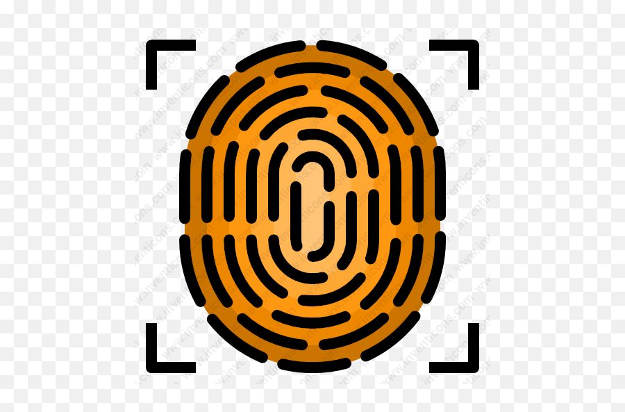 Download Fingerprint Vector Icon Inventicons - Biometria Impressão Digital Png,Biometrics Icon