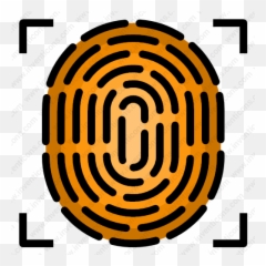 Download Fingerprint Vector Icon Inventicons - Biometria Impressão Digital Png