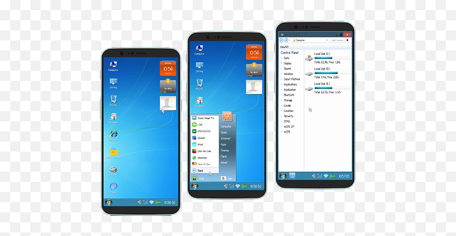 Merubah Tampilan Android Menjadi Windows7 Tanpa Root - Kupas Merubah Tampilan Windows 7 Menjadi Android Png,Cara Ganti Icon Aplikasi Android