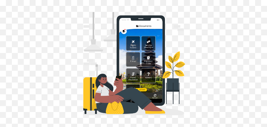 Why I Believe Post Booking App Is The Future Of Travel - Flight Booking Illustration Png,Tripcase Icon