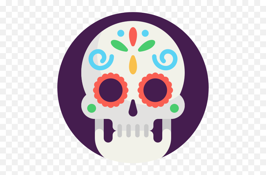 Skull - Free Cultures Icons Dot Png,Calavera Icon