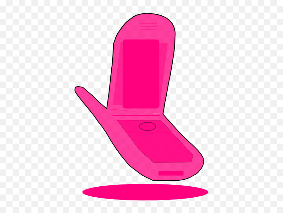Pink Cell Phone Clip Art - Vector Clip Art Clip Art Png,Cellphone Png