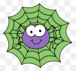 Web Spider Home Transparent Png - Colouring Picture Of