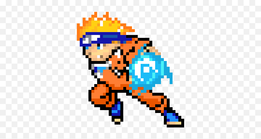 Download Naruto Resengon - Naruto Pixel Art Png Image With Naruto Minecraft Pixel Art,Pixel Png