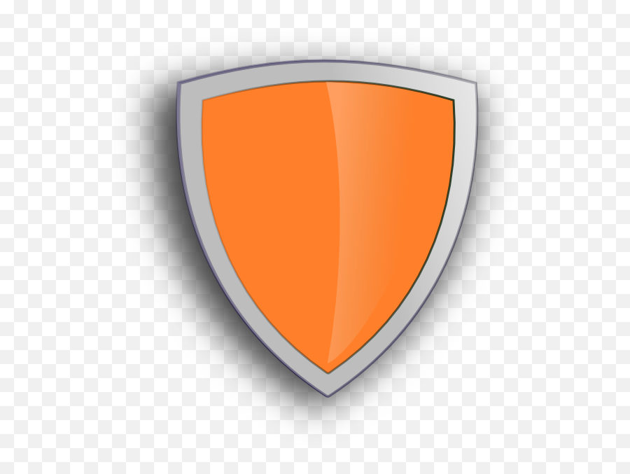 Shield Transparent Background Clipart - Shield Orange Png,Shield Transparent Background