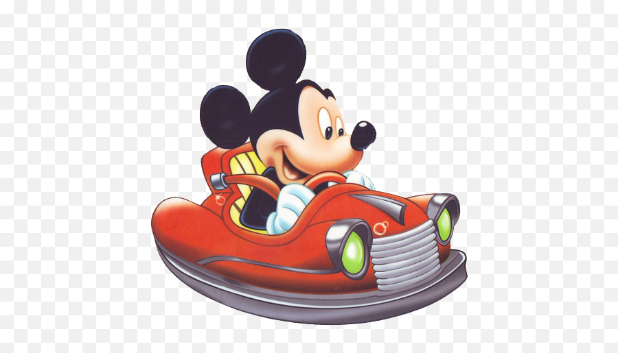 Download Hd Mickey Mouse Clipart - Car Mickey Mouse Png Cartoon,Micky Mouse Png