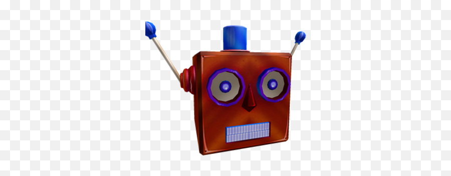 Red Retro Robot Head - Baby Toys Png,Robot Head Png