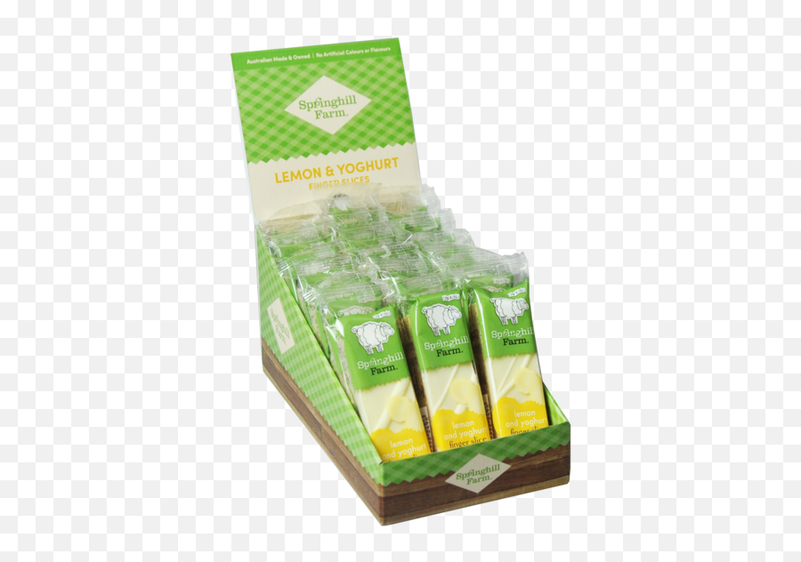 Finger Slice Box - Lemon U0026 Yoghurt 55g Springhill Farm Muesli And Honey Png,Lemon Slice Png