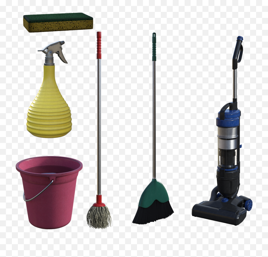 Cleaning Supplies Vacum - Free Image On Pixabay Broom Png,Broom Transparent
