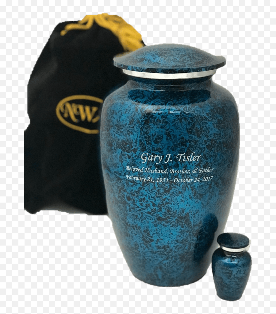 Blue Fire Cremation Urn - Earthenware Png,Blue Fire Transparent