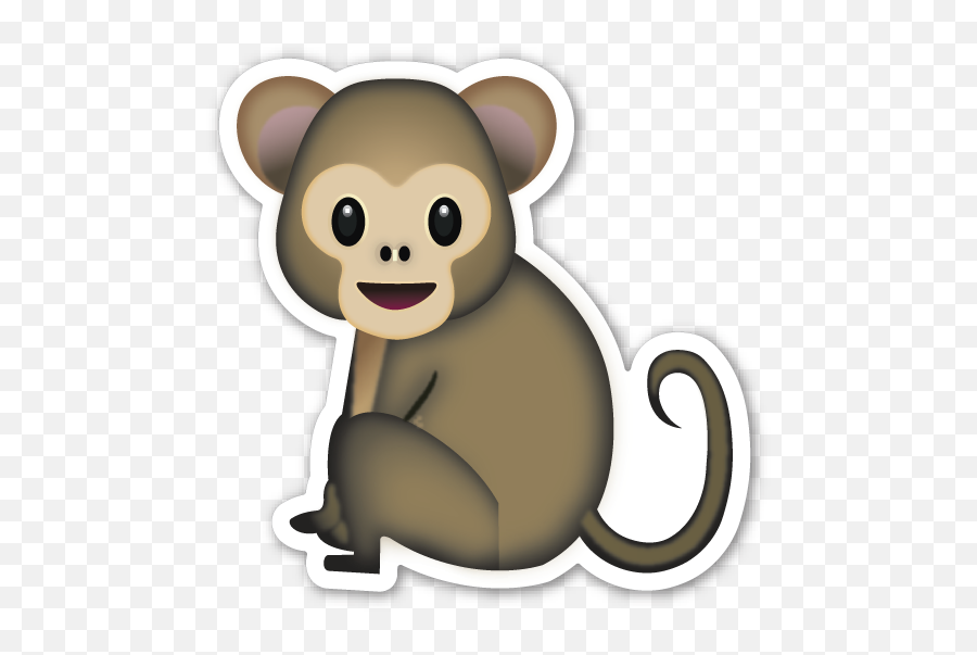 Monkey Emoji Drawings Pictures - Monkey Emoji Sticker Png,Monkey Emoji Png