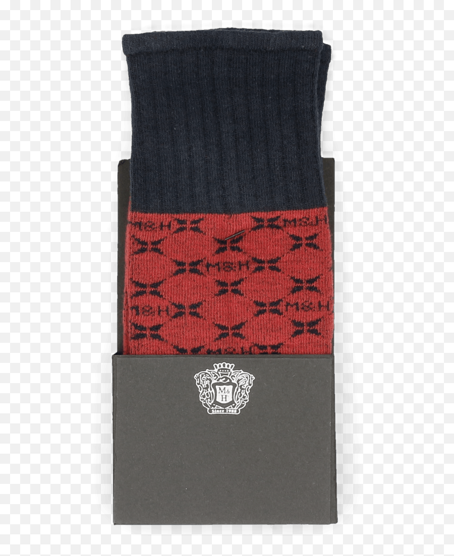 Charlie 1 Crew Socks Red Navy - Socks Accessories Melvin Patchwork Png,Socks Png