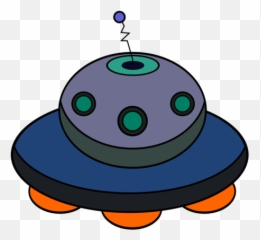 Object Flying Saucer Png Clipart - Ovnis Animados Png,Flying Saucer Png