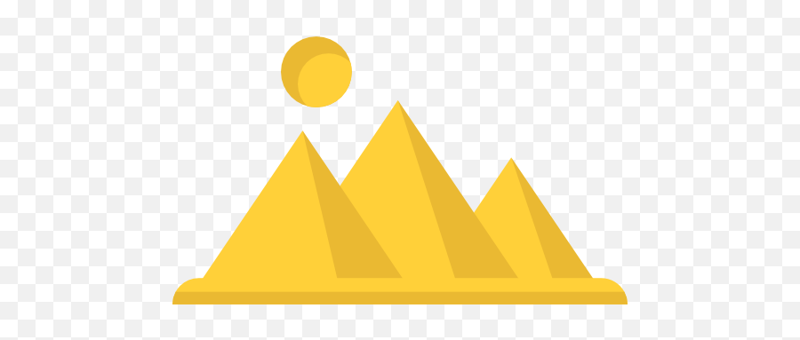 Pyramids - Free Travel Icons Pyramid Egypt Icon Png,Pyramids Png