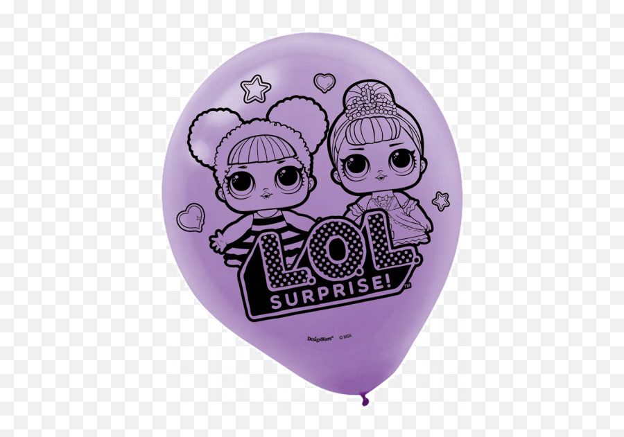 Amscan Licensed Latex Lol Surprise - Balloon Lol Png,Lol Surprise Logo