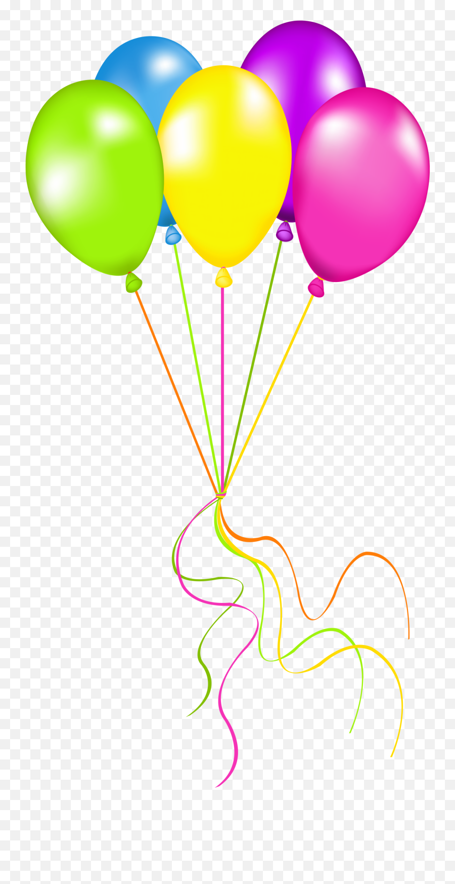 Neon Balloons Png Picture Birthday Pictures - Neon Balloons Clipart,Birthday Balloons Png