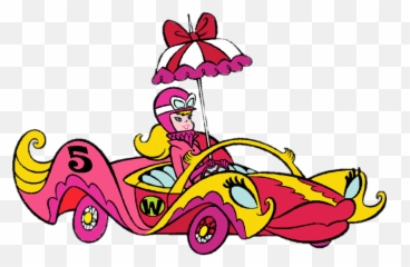 Penelope Pitstop Driving Compact Pussycat Transparent Png - Wacky Races Penelope Pitstop Car,Driving Png