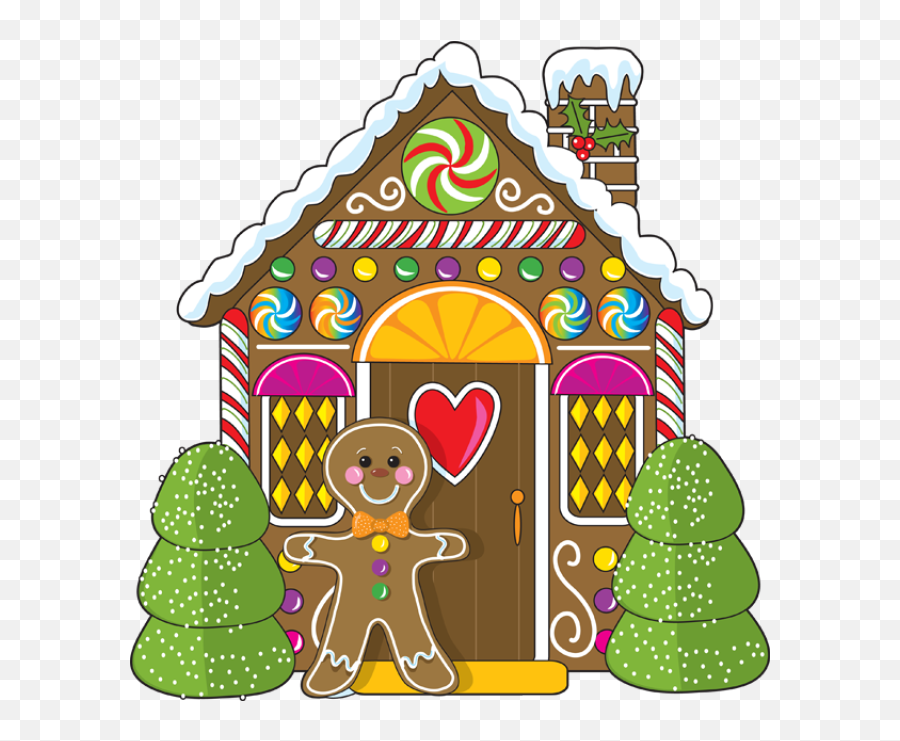 Svg Library Candy House - Christmas Gingerbread House Clipart Png,Candy Clipart Png