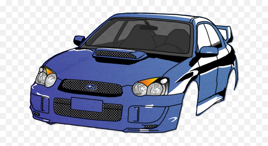 Drawing Sti - Automotive Decal Png,Subaru Png