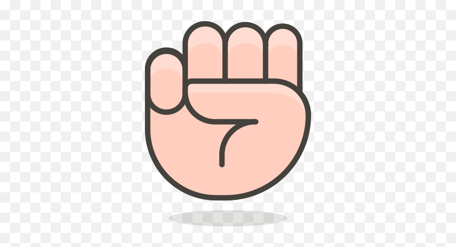 Raised Fist Free Icon Of 780 - Puño Emoji Vector Png,Fist Emoji Png