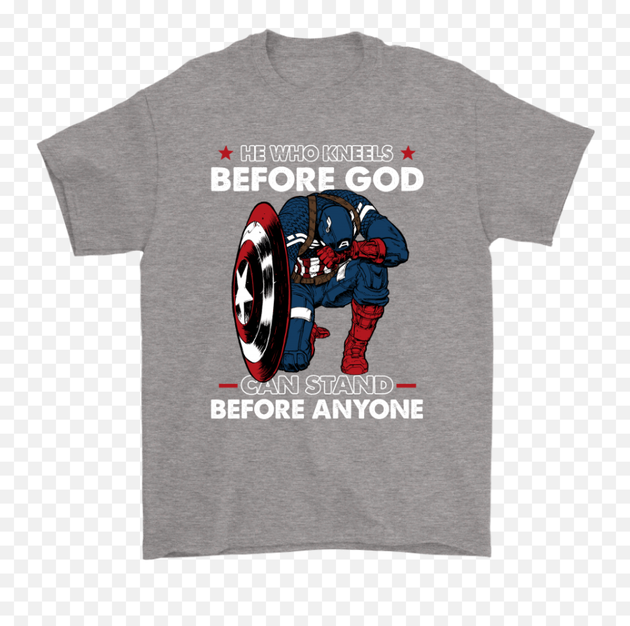 He Who Kneels Before God Captain America Marvel Shirts U2013 Teextee Store - Kodak Black Project Baby Shirt Png,Captain America Comic Png