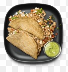 Download Hd Chicken Sausage Breakfast - Bowl Png,Quesadilla Png