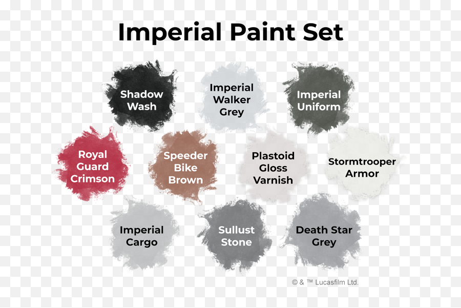Bring Your Army To Life - Fantasy Flight Games Star Wars Legion Paint Set Png,War Paint Png