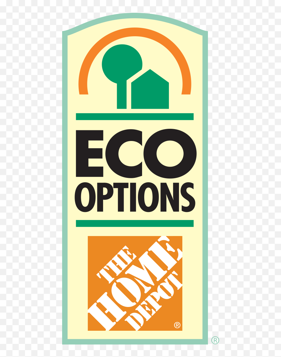 Download Home Depot Eco Options - Home Depot Eco Options Home Depot Png,Home Depot Logo Png