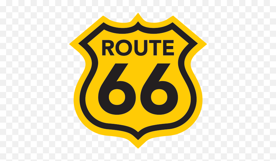 Printed Vinyl Route 66 Us - Vertical Png,Route 66 Logos