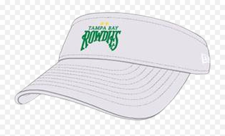 Tampa Bay Rowdies New Era White Visor - For Baseball Png,Cool S Logo