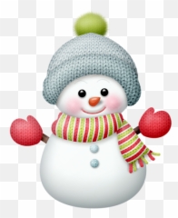 Transparent Snowman Hd - Cute Snowman Clipart Png,Snowman Clipart Transparent Background