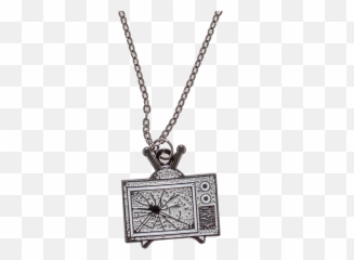 Broken Tv Necklace - Kurtis Conner Necklace Png,Broken Chain Png