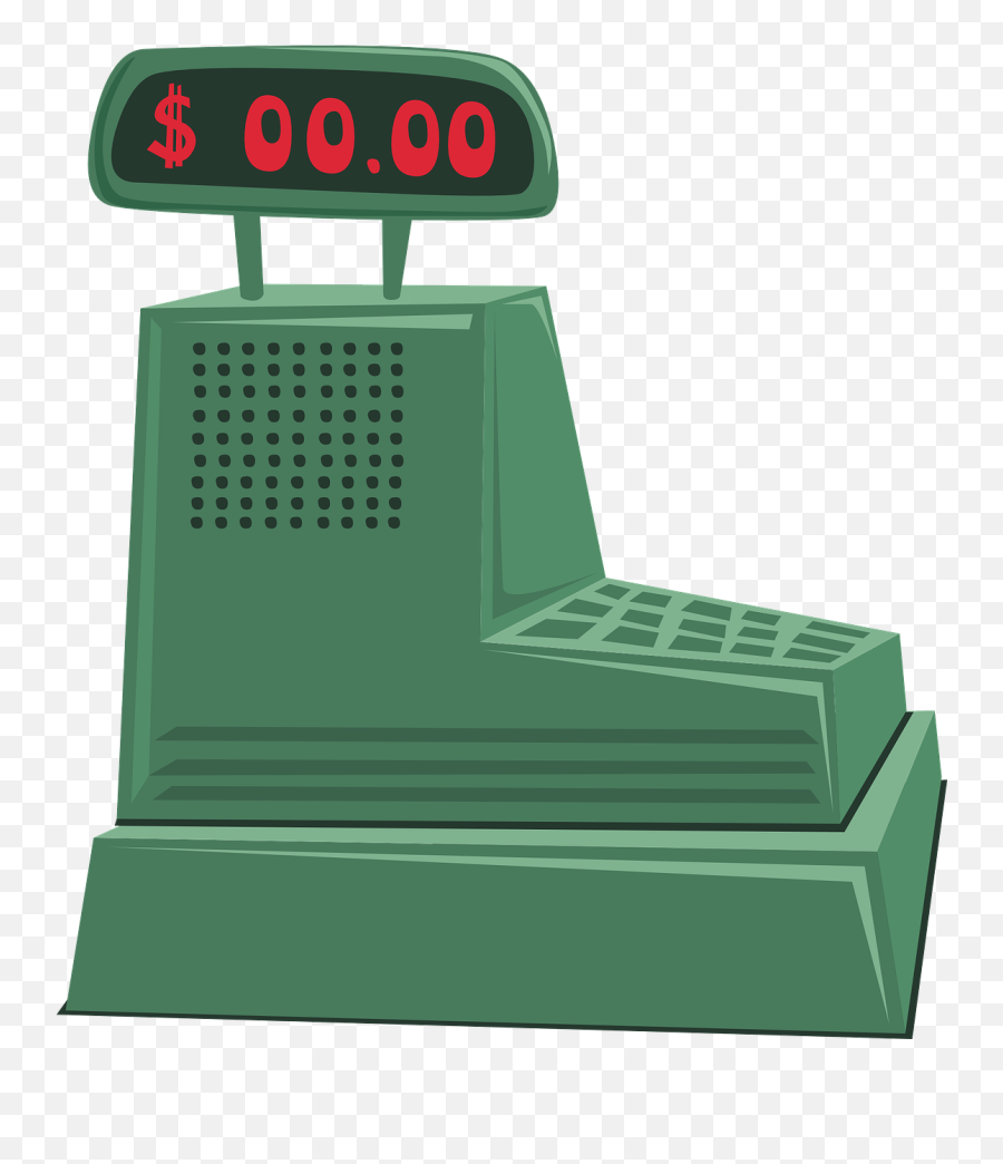Cash Register Till - Cartoon Cash Register Png,Cash Register Png