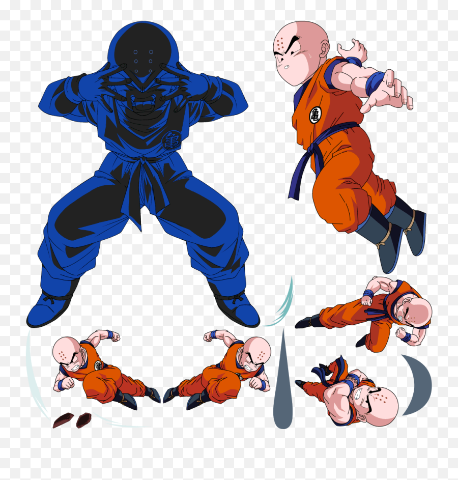 And - Cartoon Png,Krillin Png