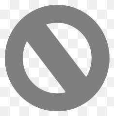 Gray Cross Out - Grey Crossed Out Circle Png,Crossout Png