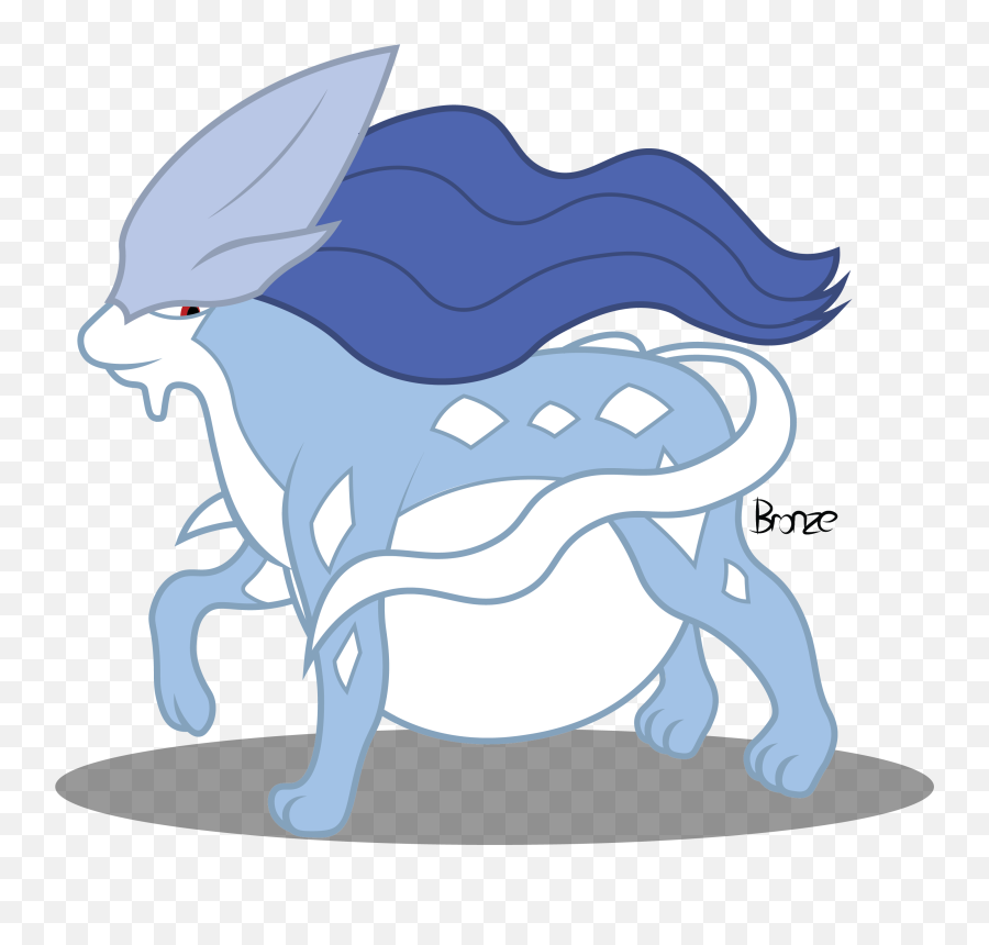Shiny Suicune - Drawing Png,Suicune Png