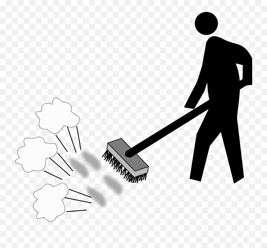 Sweeping Png Black And White - Swachh Bharat Abhiyan Clipart,Pedestrian Png